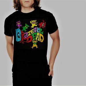Grateful Dead Dancing Bears jam rock Official T-Shirt L NWT
